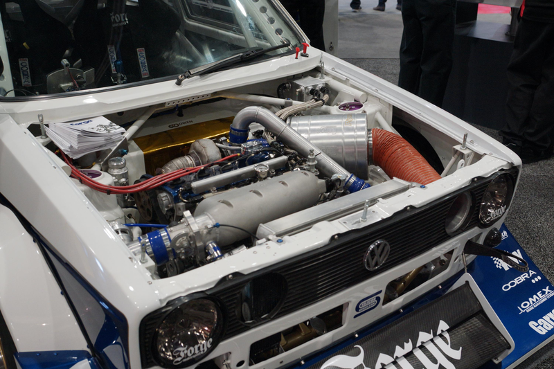 Illustration for article titled This Boosted MK1 Golf Screams For A Rapid Hillclimb